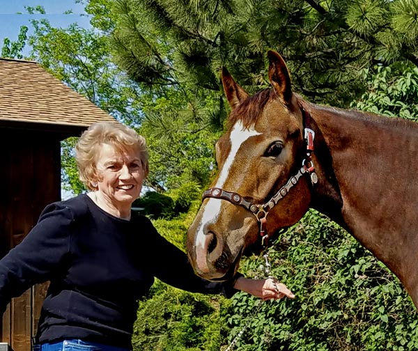 Sunrise Firefighter (Firebug), 2 years old, with Pat Smith
